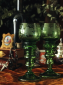 アンティークレーマー杯　チェコ　グラス　ボヘミア