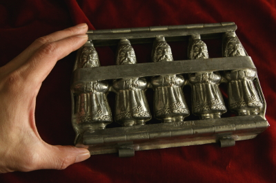 アンティークチョコレートモールド サンタクロース ドイツ 20161101