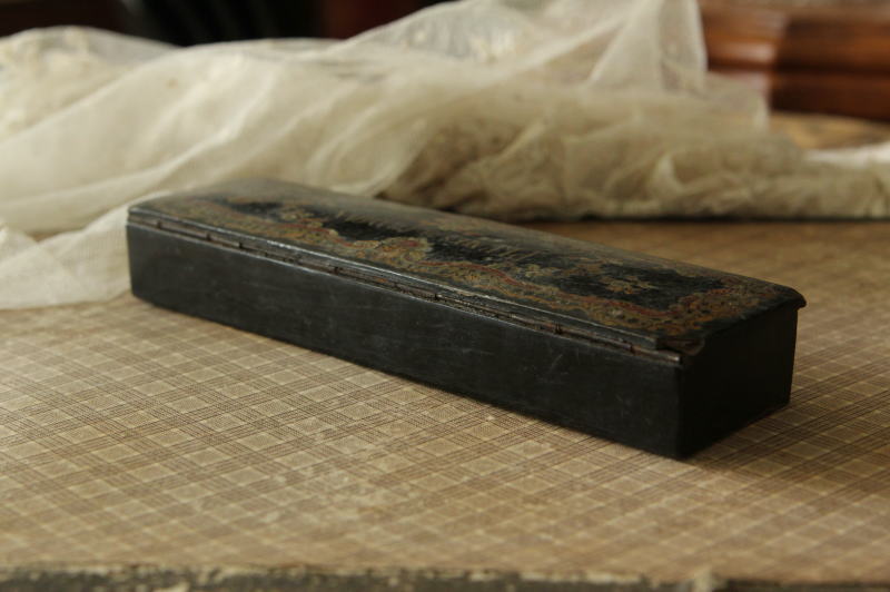 yuyumaさま　専用ページ　フランス　アンティーク　パピエマシェ　筆箱 アンティークペンケース フランス パピエマシェ 【Antiques
