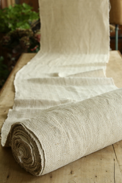 アンティークハンガリアンリネンロール ハンガリー ホームスパン