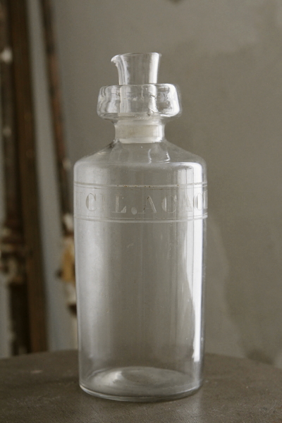 アンティークガラス瓶　フランス　実験道具