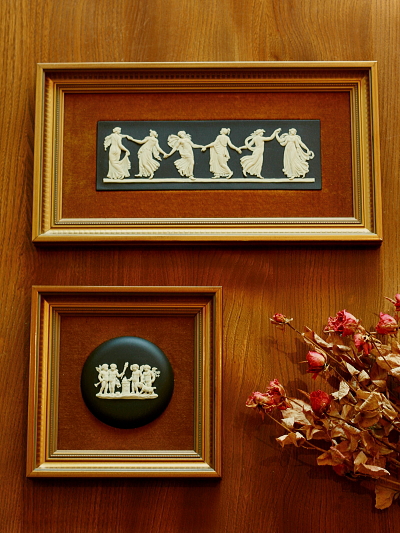 wedge woodジャスパー陶板 ウェッジウッド ジャスパー 陶板 額絵 壁飾り インテリア