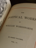アンティークブック　イギリス　古書　ワーズワース william woadsworth poetical works bryce & son