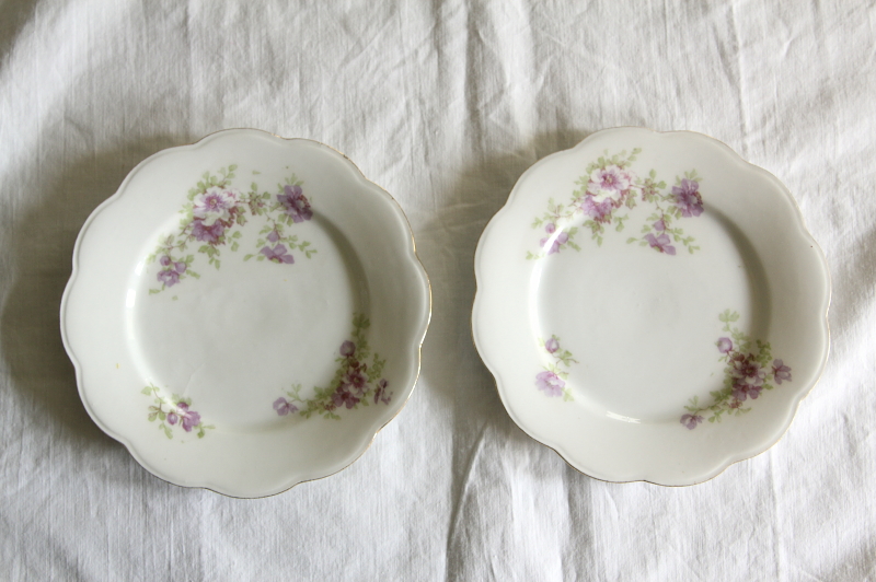 アンティークケーキプレート フランス リモージュ limoges 【Antiques