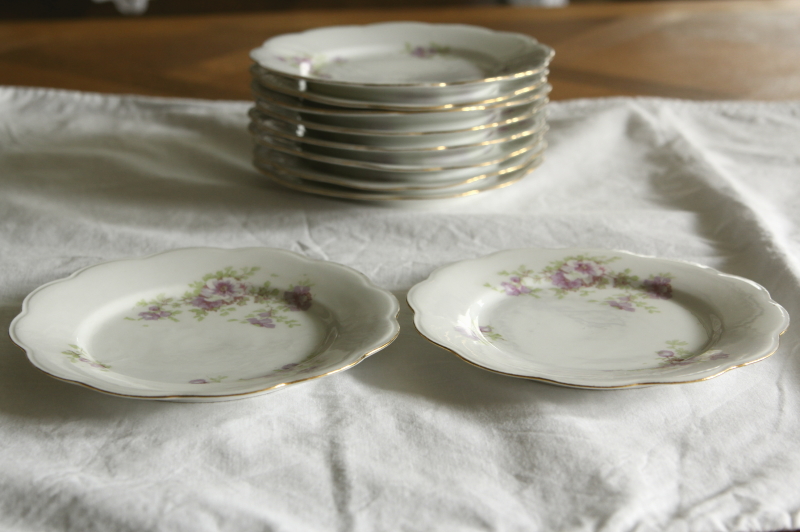 アンティークケーキプレート フランス リモージュ limoges 【Antiques