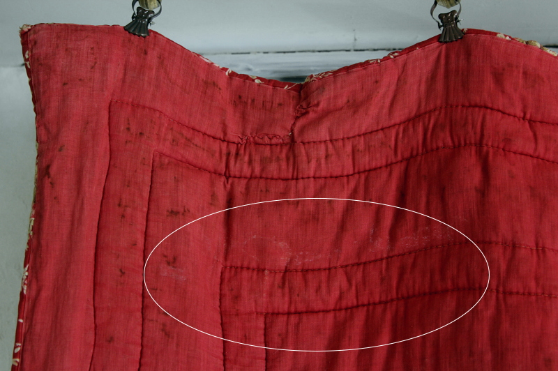 アンティークキルト フランス プロヴァンス バラ 【Antiques