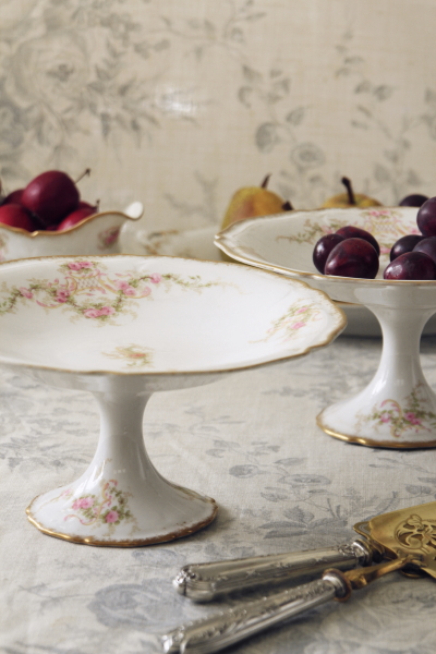 アンティークリモージュ　コンポティエール　コンポート　limoges bernardaud　フランス