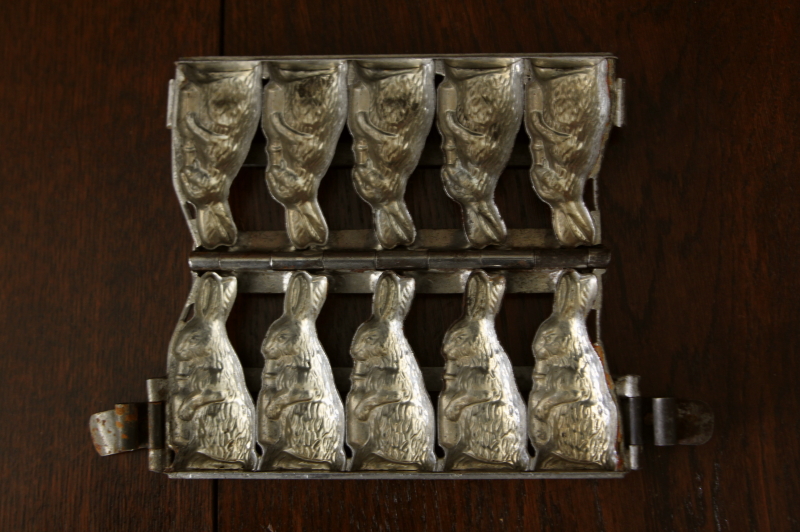 アンティークチョコレートモールド イースター ウサギ ドイツ