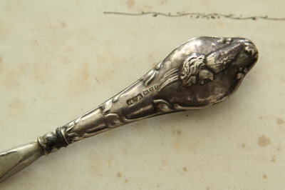 チーズバーガー様 イギリス製 アンティーク 靴べら スターリング