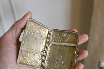 アンティークシルバーシガレットケース フランス 【Antiques