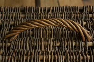 アンティークハンパーバスケット イギリス 【Antiques Truffle 京都 鹿