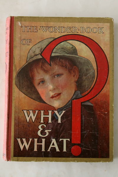 アンティークブック　古書　イギリス 児童書 the wonderbook of why & what
