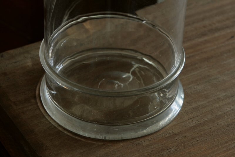 アンティークガラス保存瓶　フランス