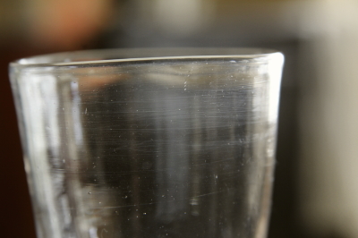 アンティークワイングラス フランス 吹きガラス 【Antiques