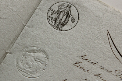 アンティーク古文書 紙もの フランス カリグラフィー 【Antiques