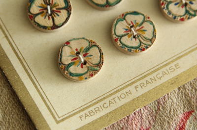 フランスアンティーク四つ葉のクローバーペン軸レタリングシリーズ