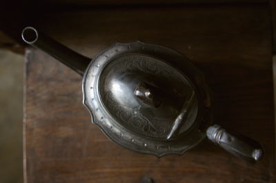 アンティークシルバーティーポット イギリス ブリタニアメタル