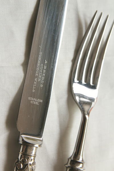 アンティークシルバーカトラリー イギリス ナイフ＆フォーク