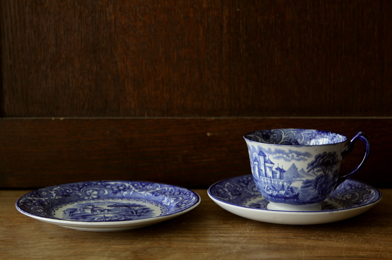 アンティークリッジウェイ カップ＆ソーサー RIDGWAY イギリス venice