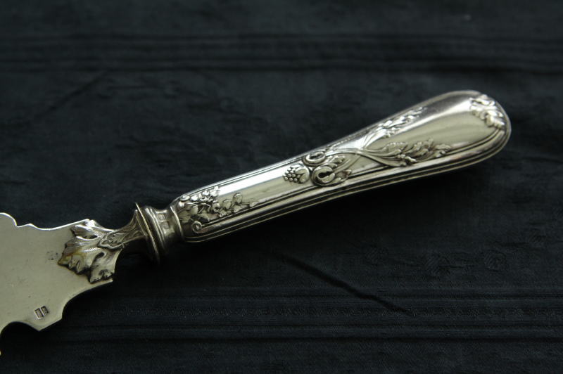 アンティークシルバーフィッシュサーバー fish carvers フランス