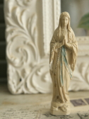 アンティーク聖像　フランス　マリア　ルルド