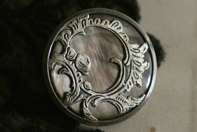 再お値下げ　英国製アンティーク　ジャポニズム　シルバーとマザーオブパール 1905年 英国アンティーク 純銀製 マザーオブパール ジャム