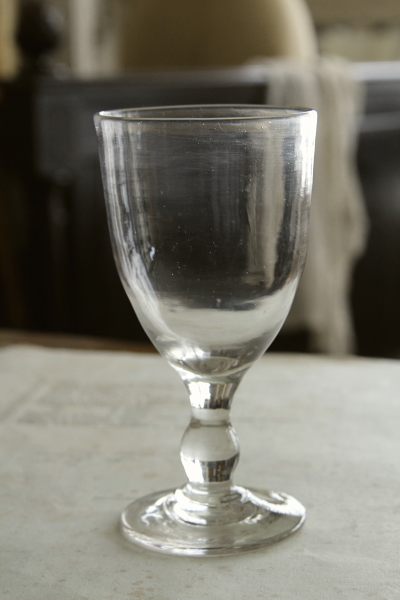 アンティークワイングラス フランス 吹きガラス 【Antiques Truffle