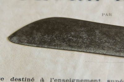 アンティークブレッドナイフ イギリス ウッドハンドル 【Antiques