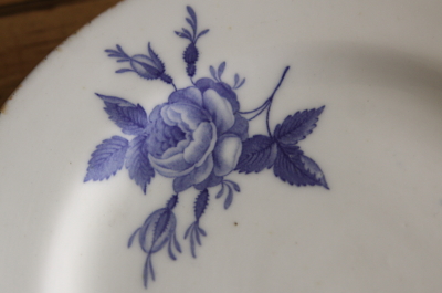アンティークケーキプレート　イギリス　copeland and garrett spode