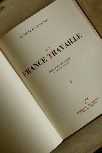 アンティークブック 写真集 フランス la france travaille