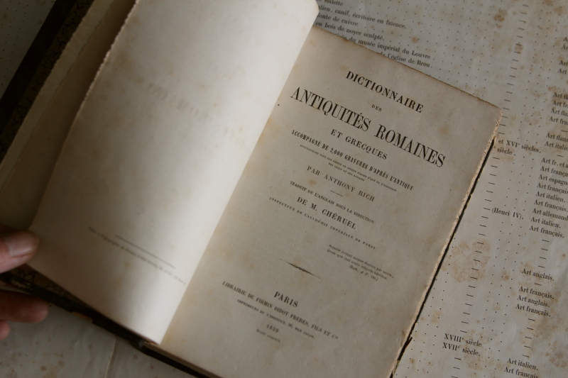 AeB[NT@Ï@tX@[}AeB[N@Dictionnaire des Antiquites Romaines