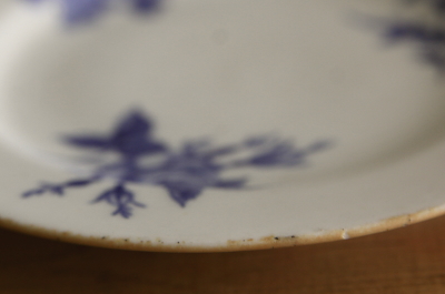 アンティークケーキプレート　イギリス　copeland and garrett spode