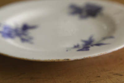 アンティークケーキプレート　イギリス　copeland and garrett spode