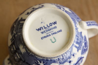 アンティークウエッジウッド WEDGWOOD イギリス ウイロー