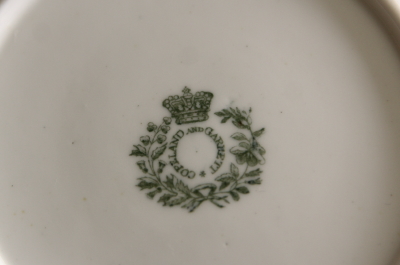 アンティークケーキプレート　イギリス　copeland and garrett spode