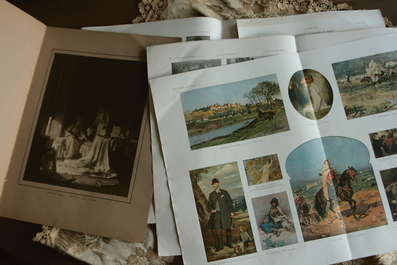 アンティーク雑誌 フランス 古書 L'ILLUSTRATION 【Antiques