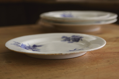 アンティークケーキプレート　イギリス　copeland and garrett spode