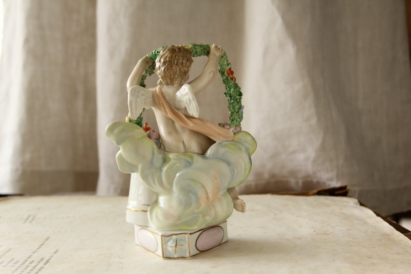 アンティークドレスデン フィギュリン carl thieme saxony 天使
