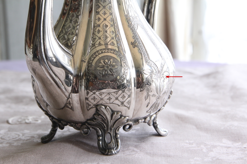 アンティークシルバーコーヒーポット イギリス JAMES DIXON & SONS