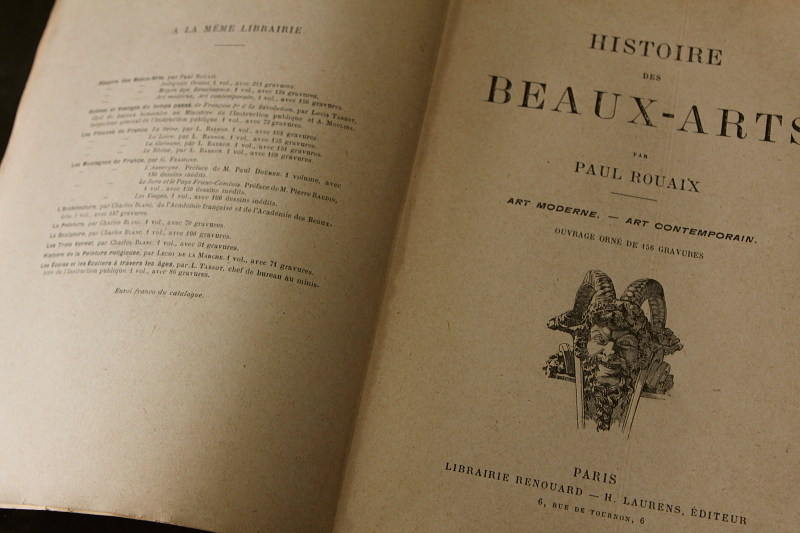 AeB[NubN@Ï@tX@histoire des beaux-arts paul rouaix tXԂ