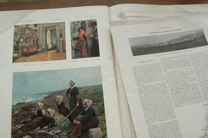 フランス 週間新聞L'Univers Illustré １冊　c19 フランス 週間新聞L'Univers Illustré 1冊 c19 フランス 週間