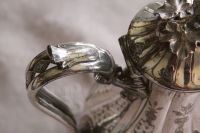 アンティークシルバーコーヒーポット イギリス JAMES DIXON & SONS