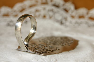 Christoph Bach】 果実の透かしのケーキサーバー【純銀】 純銀 CW