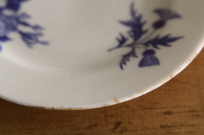 アンティークケーキプレート　イギリス　copeland and garrett spode
