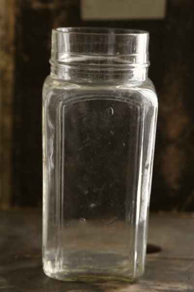 アンティークガラスボトル　フランス　花器