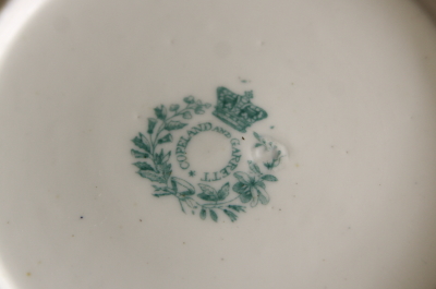アンティークケーキプレート　イギリス　copeland and garrett spode