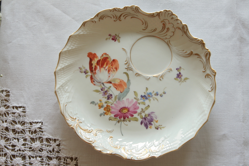 アンティークスナックセット ドイツ ドレスデン 【Antiques