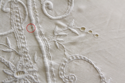 アンティーク∞スイスホワイトニードルワーク刺繍レース ピロー＆クッションカバー アンティーク∞スイスホワイトニードルワーク刺繍レース ピロー