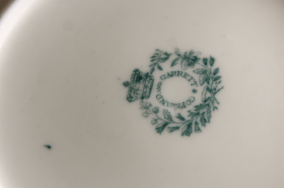 アンティークケーキプレート　イギリス　copeland and garrett spode