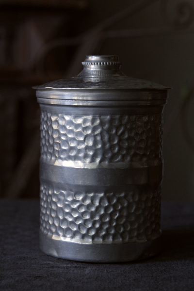 イギリス　アンティーク　アルミキャニスター イギリス アンティーク アルミキャニスター イギリス アンティーク